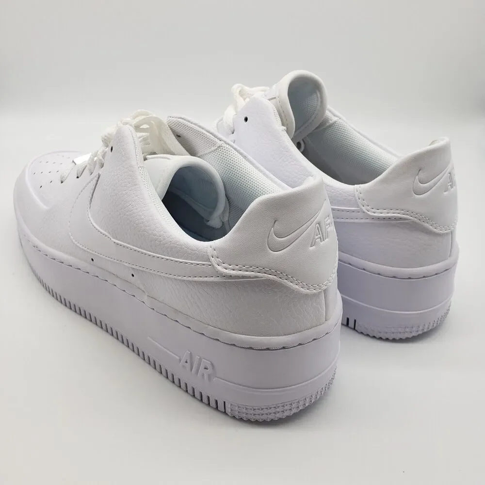 Nike Air Force 1 AF1 Sage Low Women's Shoes AR5339 100 White Size 11.
